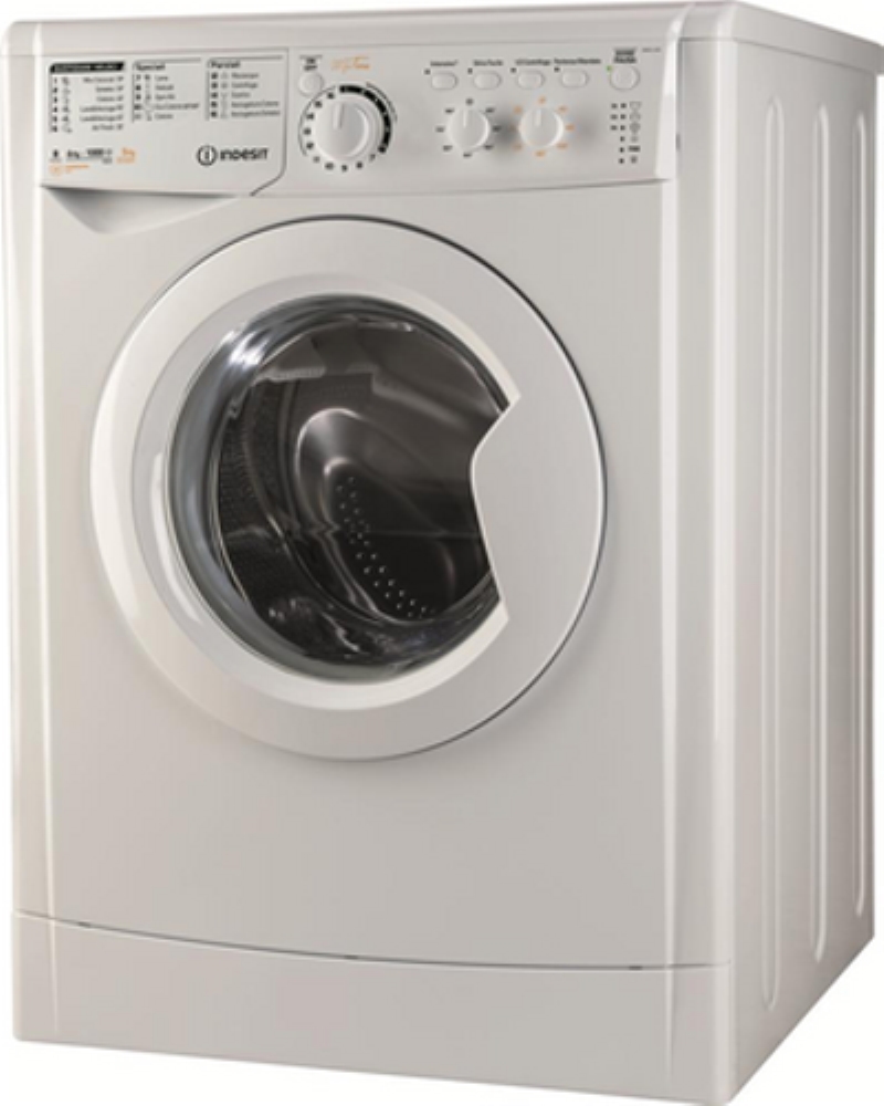 INDESIT Lavasciuga Indesit EWDC6105WIT libera installazione 3 KG + 5 KG classe A+